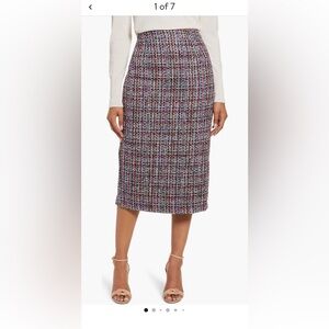 Women’s tweed pencil skirt